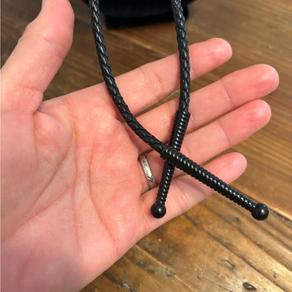 Bolo Tie Handmade Upcycled - Picture 3 of 5